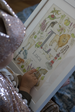 Load image into Gallery viewer, Personalised Letter L Children&#39;s Print
