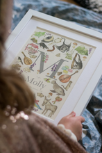 Load image into Gallery viewer, Personalised Letter M Children&#39;s Print
