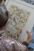 Load image into Gallery viewer, Personalised Letter S Children&#39;s Print
